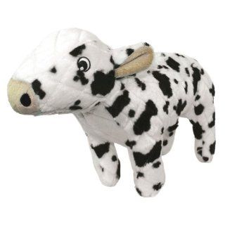 Mighty Cassie Cow Farm Dog Toy, White and Black : Pet Chew Toys : Pet Supplies