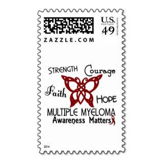 Multiple Myeloma Celtic Butterfly 3 Stamp