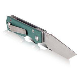 Sanrenmu 604 Mini EDC Folding Knife Tanto Blade G10 Handle with Clip : Hunting Folding Knives : Sports & Outdoors