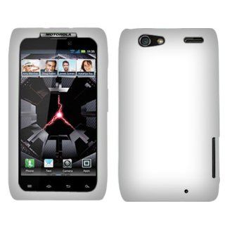 White Skin Soft Gel Case For Motorola Droid RAZR XT912: Cell Phones & Accessories