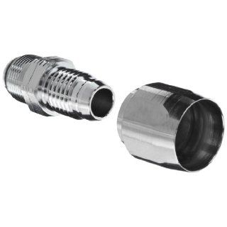 Dixon H604 Chrome Plated Brass Holedall Fitting, Dubl Grip Swivel Reattachables Coupling, 3/4" NPT Male x 1 13/64" Hose OD: Plate Casters: Industrial & Scientific