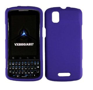 Dark Purple Hard Case Cover for Motorola Milestone Plus XT609: Cell Phones & Accessories