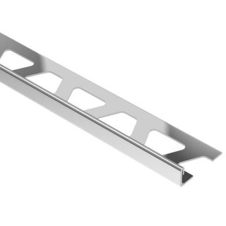 Schluter Systems Schiene Edge Trim 1 in Stainless Steel Tile Accessories