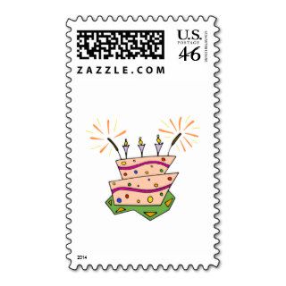 Birthday Cake Fun Stamps