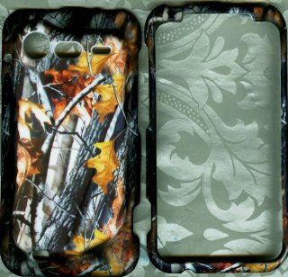 Camo tree rubberized Verizon HTC droid incredible 2 6350 phone cover: Cell Phones & Accessories