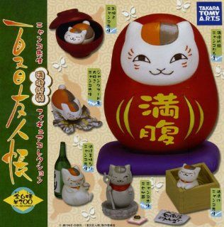 Natsume's Book of Friends   Nyanko sensei Manpuku Kigan Figure Collection (Set of 6) Toys & Games