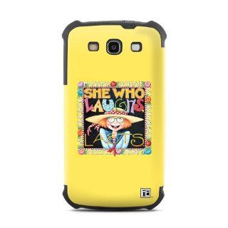 She Who Laughs Design Silicone Snap on Bumper Case for Samsung Galaxy S3 GT i9300 Cell Phone: Cell Phones & Accessories