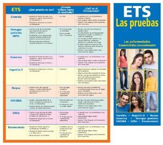Sexually Transmitted Disease (STD): STD Testing Pamphlet / Fold Out Chart (Set of 50) (Spanish version) ETS Las pruebas : Office Products : Office Products