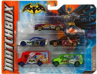 Matchbox Batman 5 Pack Cars Series #1 (As Shown in Picture): Toys & Games