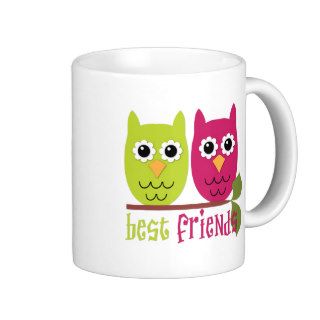 Cute Best Friends Owls Coffee Mug