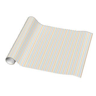 Sun Pastels Wrapping Paper Stripes