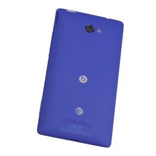 Blue Back Cover Rear Battery Case for HTC 8x C620e C625e C620 C625 At&t: Cell Phones & Accessories