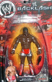 WWE Backlash PPV 2004 Shelton Benjamin Professional Wrestling Action Figure Toy By Jakks Pacific: Toys & Games