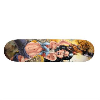 Monster Hunters' Survival Guide #1B Zombie Killing Skateboard Deck