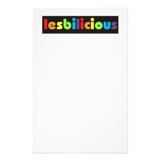 Lesbilicious (Banner) Stationery