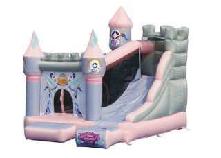Kidwise Princess Enchanted Castle with Slide Bounce House: Toys & Games