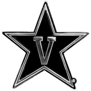 Vanderbilt University Commodores "Star with V Logo" Chrome Plated Premium Metal Car Truck Motorcycle NCAA College Emblem : Automotive Decorative Emblems : Sports & Outdoors