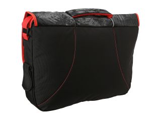 High Sierra Tank Messenger Bag Black Treads/Red Line