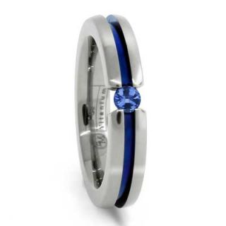 blue sapphire grey titanium wedding band orig $ 169 00 now $ 143 65