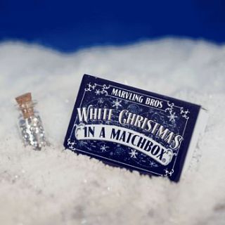 make your own snow christmas gift by marvling bros ltd.