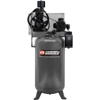 Campbell Hausfeld Electric Stationary Air Compressor — 7.5 HP, 23.7 CFM @ 175 PSI, 230 Volt Single Phase, Model# CE7000  20   29 CFM Air Compressors