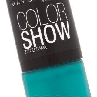 Maybelline New York Color Show Nail Lacquer   120 Urban Turquoise 7ml      Health & Beauty