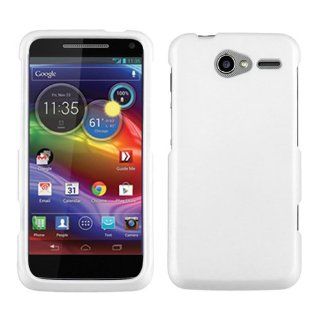 iFase Brand Motorola Electrify M XT901 Cell Phone Rubber White Protective Case Faceplate Cover: Cell Phones & Accessories