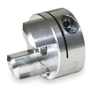 Ruland JCC26 10 A Jaw Coupling Hub with Keyway, Clamp Style, Polished Aluminum, .625" Bore, 1 5/8" OD, 2 8/93" Length, 3/16" Keyway: Spider Couplings: Industrial & Scientific