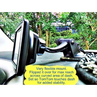 Windshield Dashboard Car Mount for TomTom GPS with EasyPort Pattern START 40 45 55 XL XXL ONE 125 ONE 130 ONE 140 XL: GPS & Navigation