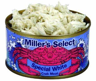 Miller's Select Special White Crab Meat, 6.5 Ounce Tins (Pack of 12) : Grocery & Gourmet Food