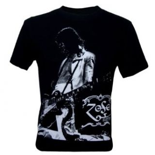 Immortal Men's Jimmy Page Guitarist Led Zeppelin Rock T Shirt V2: Clothing