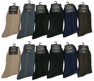 Royal Classic Mens Plain Nylon Dress Socks Cotton Blend Assorted 12 Pack. 10 13 at  Mens Clothing store