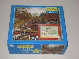 Charles Wysocki's Americana 1000 Piece Jigsaw Puzzle   Lost in the Woodies: Toys & Games
