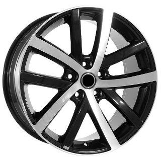 18 Inch Black Rims Volkswagen VW Wheels EOS Jetta GTI Golf CC Rabbitt Automotive