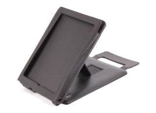 DURAGADGET Genuine Black Leather Case / Stand For Sony PRS 650 Reader Touch Edition Electronics