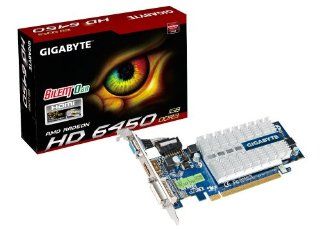 GIGABYTE Radeon HD 6450 Silent 1GB DDR3 DVI I / D Sub / HDMI Low Profile Graphics Card, GV R645SL 1GI: Electronics