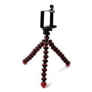 Case Star Octopus Style Portable and adjustable Tripod Stand Holder for iPhone, Cellphone ,Camera and Case Star Cellphone Bag Red and Black Cell Phones & Accessories