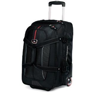 High Sierra Carry On Expandable Wheeled Duffel with Backpack Straps Black AT656 0: Sports & Outdoors