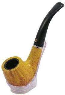 Yellow Tobacco Smoking Pipe with Box & Metal Bowl : Tobacco Pipes And Bowls : Everything Else