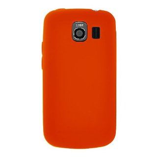 Amzer Silicone Skin Jelly Case for LG Vortex VS660   Orange: Cell Phones & Accessories