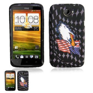 HTC One X 4G Flag Crystal Skin Design Case: Cell Phones & Accessories