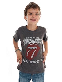 Amplified Kids Kid`s Rolling Stones Tour marl T Shirt Grey