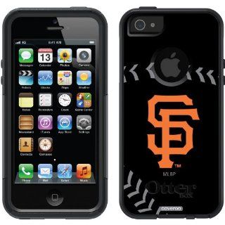 San Francisco Giants   stitch design on a Black OtterBox Commuter Series Case for iPhone 5s / 5: Cell Phones & Accessories