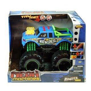 Mean Machine Battery Operated Monster Trucks: Toys & Games
