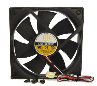 120mm x 25mm New Case Fan 12V DC 99CFM PC CPU Computer Cooling Ball Bearing 3 pin: Computers & Accessories