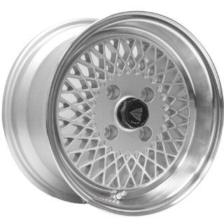 Enkei92 Classic Line 15x8 25mm Offset 4x100 Bolt Pattern Silver Wheel   Set of 4: Automotive