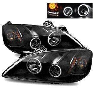 Pontiac G6 Black CCFL Halo Projector Headlights /w Amber: Automotive