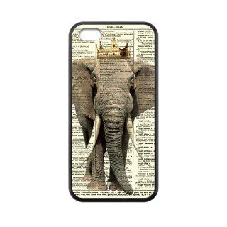 Elephant on Dictionary 5cf37 reasonable price durability plastic hard case cover , TPU (Laser Technology), for apple iphone 5c with black/white/clear custom background by liscasestore: Cell Phones & Accessories