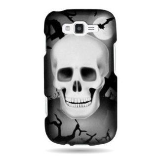 White Cross Skull Design Hard Case Cover for Samsung Focus 2 II i667: Cell Phones & Accessories