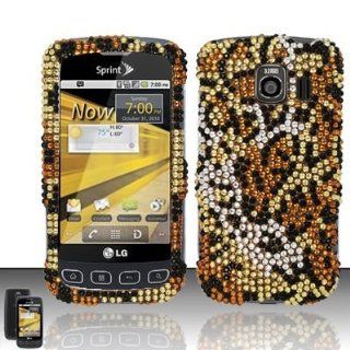 Lg Optimus S Ls670 Cheetah Full Diamond Cover Case: Cell Phones & Accessories
